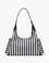 The Stripe Canvas Belted Sack Bag